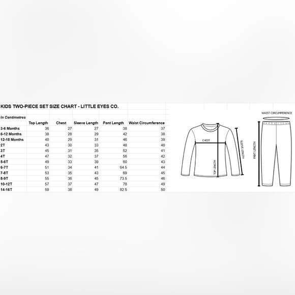 🇨🇦 Little Eyes Floral Forage Bamboo Kids Pyjama Set - Picture 5 of 5